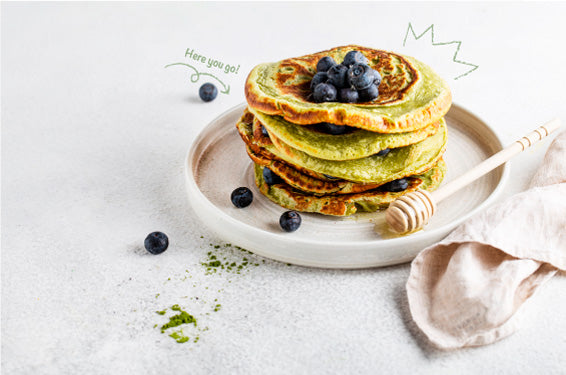 Innocent Matcha Pancakes