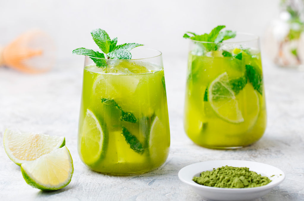 Matcha  Mint Iced Tea